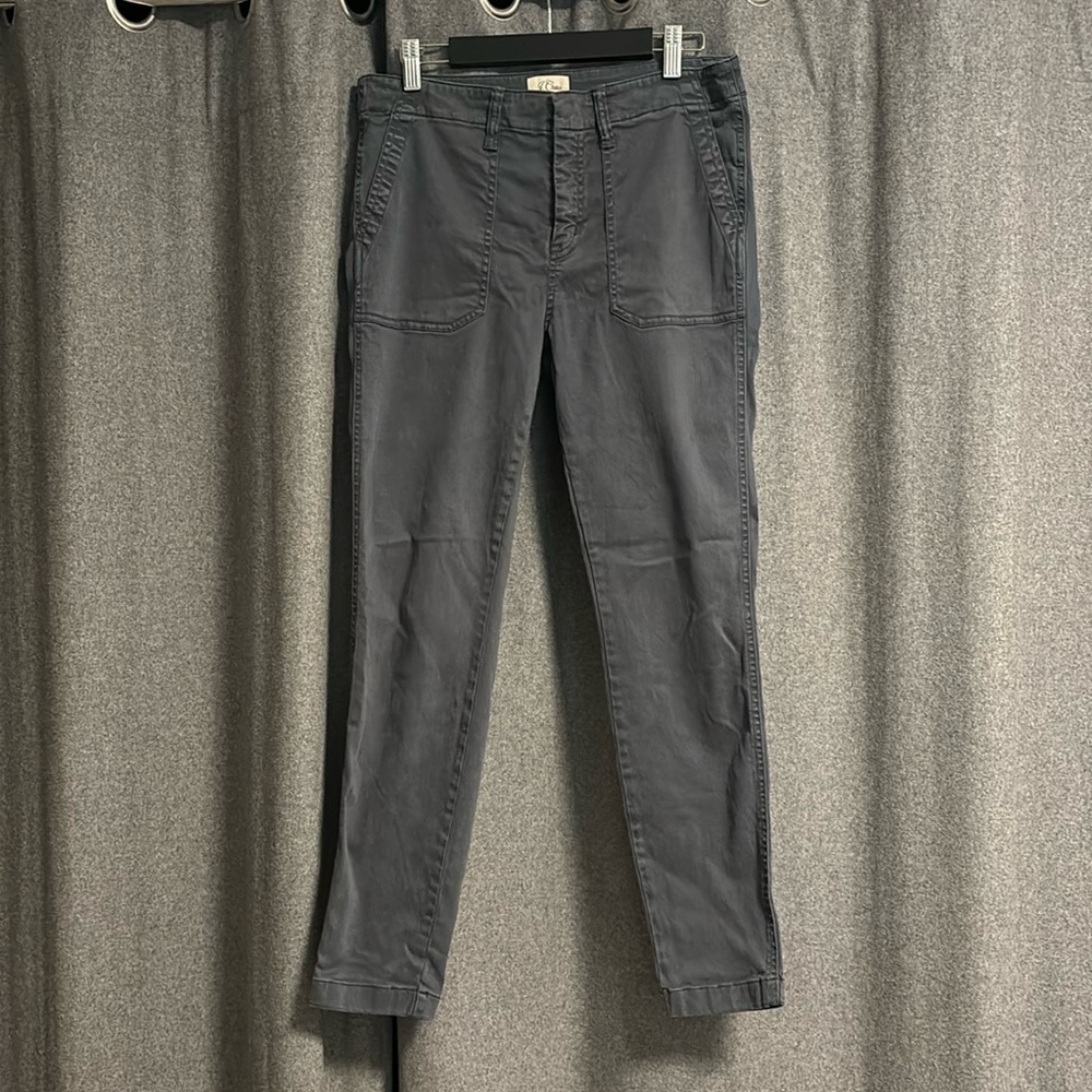 J. Crew Cropped skinny cargo pants